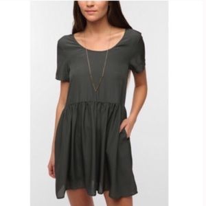 UO SPARKLE & FADE BABYDOLL T-SHIRT DRESS SZ L